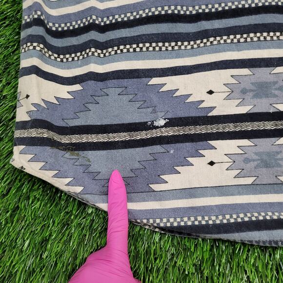 Vintage Woolrich Southwestern Button Down Shirt XL USA Made - Picture 7 of 14